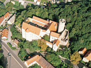 Luftaufnahme von Burg Gnandstein Luftaufnahme von Burg Gnandstein